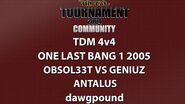 UT2004 4v4 TDM - OLB 1 2005 - Obsol33t vs Geniuz - Antalus - dawgpound