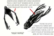 Concept art of the Killer Tadpole.