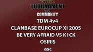 UT2004 TDM 4v4 - ClanBase Eurocup XI - Be Very Afraid vs k1ck - Osiris - asc