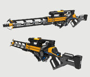 UT4 Lightning Gun concept art by Aberiu