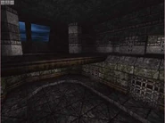 A castle themed map from 1996. The map's name is unknown, though early documents mention a level called the "Swamp Castle" which is believed to be this one.