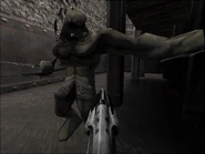 Unknown mine-themed map and a Quadshot.