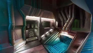 Concept art paintover.
