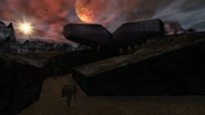 A view of the Mercenary ship, Terraniux