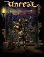 Unreal.com poster of a Krall and a Skaarj Pupae and they both have an unused beta skin