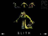 Slith poster from PC Zone