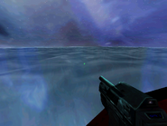 The Shian homeworld level, M07A, early draft version by James Parkman, this and early M07B from the 2000 pre-alpha are the only surviving maps from this mission. Here, the Ocean is shown, using a new wavymesh feature. This predates the fluidsurfaceinfo invented later.