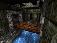 A castle themed map from 1996. The map's name is unknown, though early documents mention a level called the "Swamp Castle" which is believed to be this one.