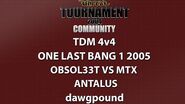 UT2004 4v4 TDM - OLB 1 2005 - Obsol33t vs MTX - Antalus - dawgpound