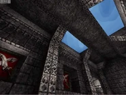 A castle themed map from 1996. The map's name is unknown, though early documents mention a level called the "Swamp Castle" which is believed to be this one.