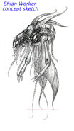 Concept art: Shian Worker.