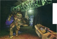 Early version of Mothership Lab. Notice the forcefield.