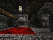 A castle themed map from 1996. The map's name is unknown, though early documents mention a level called the "Swamp Castle" which is believed to be this one.