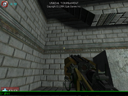Screenshots from the UT3 pre-alpha already in 2004, before completion of UC2. Known just as Unreal Tournament, just like UT4 pre-alpha. TestDeck. Similar to DeckTest from UT4. A level shell with some pickups. Default map for the game as seen also in the Dedicated server screenshot.