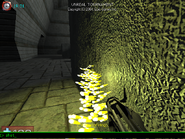 Screenshots from the UT3 pre-alpha already in 2004, before completion of UC2. Known just as Unreal Tournament, just like UT4 pre-alpha. TestDeck. Similar to DeckTest from UT4. A level shell with some pickups. Default map for the game as seen also in the Dedicated server screenshot.