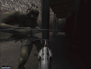 Unknown mine-themed map and a Quadshot.