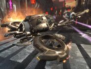Promotional screenshot featuring the Manta.