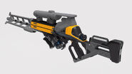 UT4 Lightning Gun concept art by Aberiu