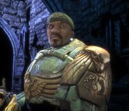 Promotional art of Unreal Tournament 3, then UT2007, featuring Malcolm.