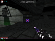 Screenshots from the UT3 pre-alpha already in 2004, before completion of UC2. Known just as Unreal Tournament, just like UT4 pre-alpha. TestDeck. Similar to DeckTest from UT4. A level shell with some pickups. Default map for the game as seen also in the Dedicated server screenshot.