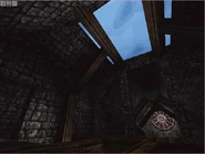 A castle themed map from 1996. The map's name is unknown, though early documents mention a level called the "Swamp Castle" which is believed to be this one.