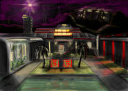 Na Pali Outpost level concept art by Sly