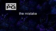 The mistake