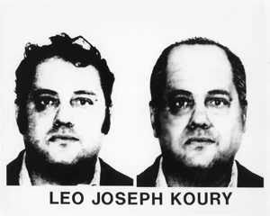 Leo Koury (left) and age progression (right)
