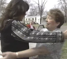 LaDonna reunited with her Aunt Patricia