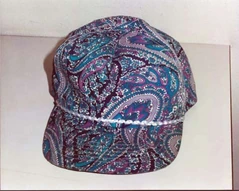 Paisley hat found at the scene