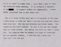 Letter from Nyleen's abductor