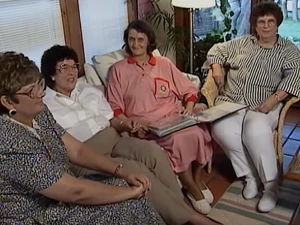 Lorene (center) reunited with her sisters