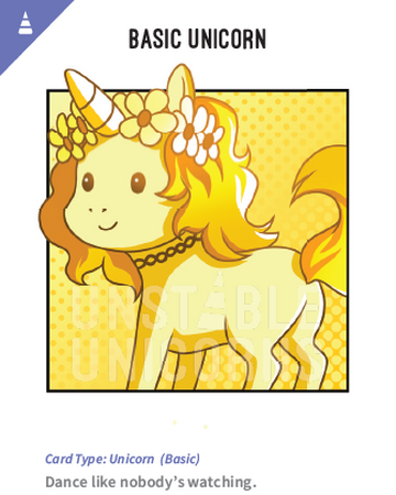Basic Unicorn Yellow Unstable Unicorns Wiki Fandom