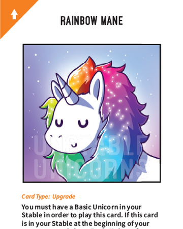 Rainbow Mane Unstable Unicorns Wiki Fandom