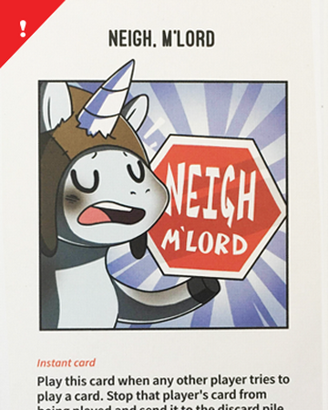 Neigh M Lord Unstable Unicorns Wiki Fandom