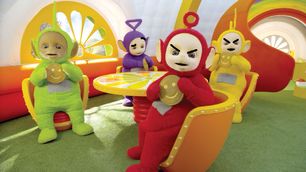 evil teletubbies sun