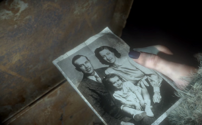 Hinweise Bergarbeiter Bergarbeiter-Familienfoto