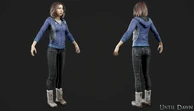 Emily's character model (intro).