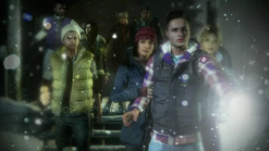 Chris with the other characters in the 2012 version of the game.