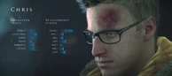 Chris' Character Menu. (2)