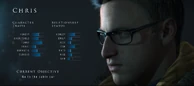 Chris' Character Menu. (1)