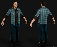 Josh's character model.