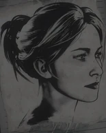 A sketch of Sam during a Dr. Hill session.