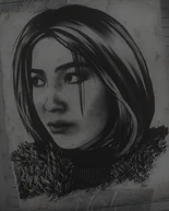 A sketch of Emily during a Dr. Hill session.