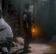 Matt, alive, outside the mines.