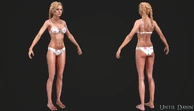 Jessica's character model (underwear).