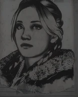 A sketch of Jess during a Dr. Hill session.