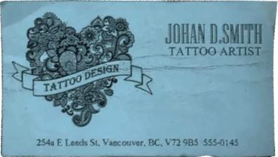 Hinweise Zwillinge Tattoo-Karte Seite 1