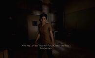 Anna talking to the player.