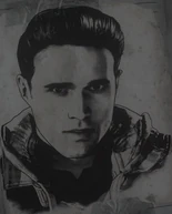 A sketch of Mike during a Dr. Hill session.